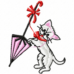 Cats Embroidery Design 11